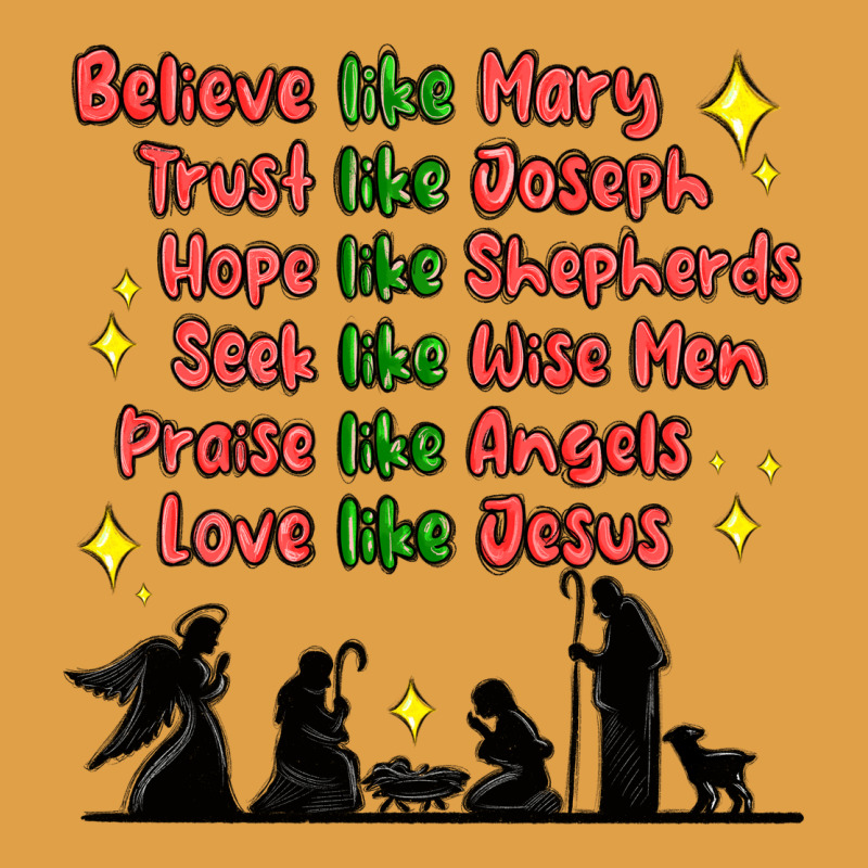 Jesus And Family Belive Like Mary Premium Hoodie by MaliasSmallBusiness | Teevron