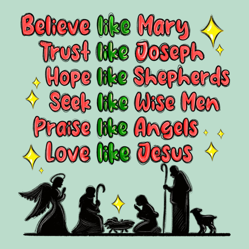 Jesus And Family Belive Like Mary Premium Hoodie by MaliasSmallBusiness | Teevron