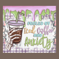 Fueled By Iced Coffee And Anxiety Premium Hoodie | Teevron