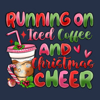 Running On Iced Coffee And Christmas Cheer Premium Hoodie | Teevron