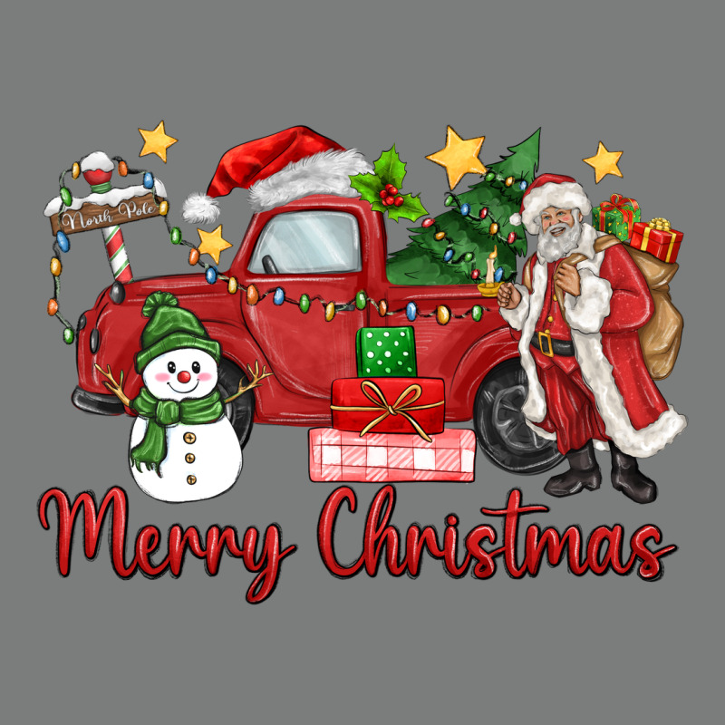Merry Christmas Truck Premium Hoodie by MaliasSmallBusiness | Teevron