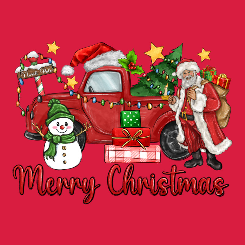 Merry Christmas Truck Premium Hoodie by MaliasSmallBusiness | Teevron