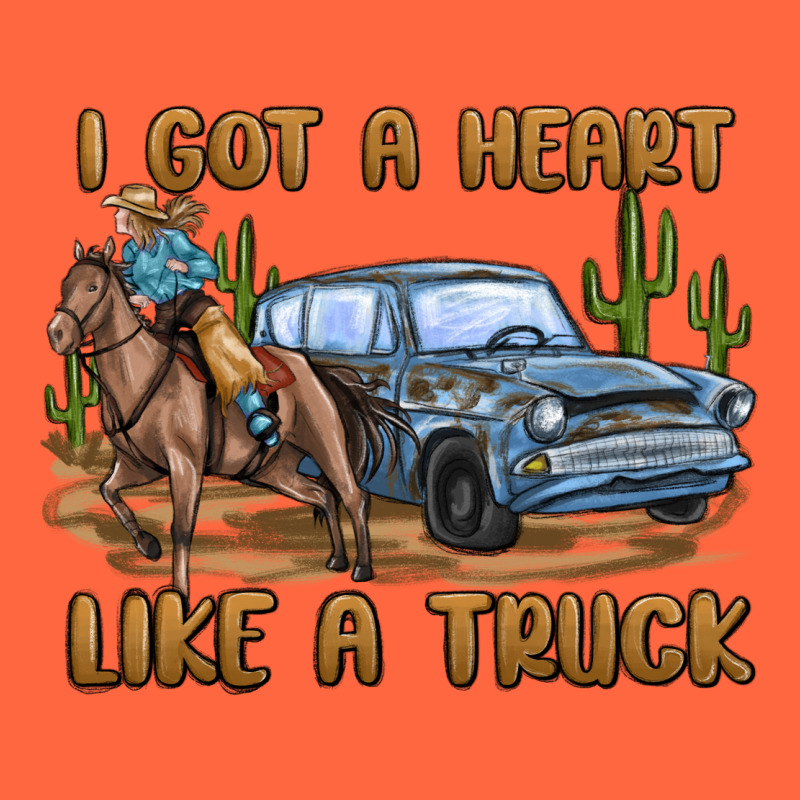 I Got A Heart Like A Truck Premium Hoodie by MaliasSmallBusiness | Teevron