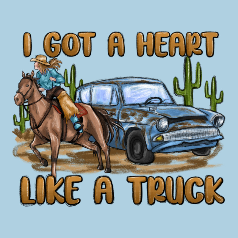 I Got A Heart Like A Truck Premium Hoodie by MaliasSmallBusiness | Teevron