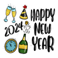 Happy New Year 2024 Premium Hoodie | Teevron