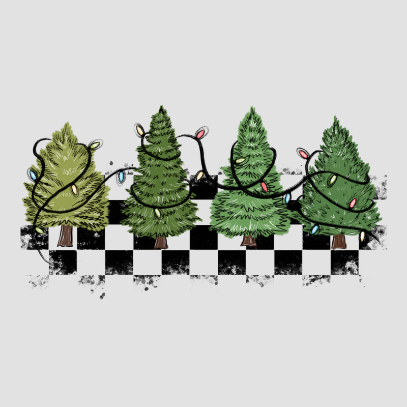 Christmas Checkered Trees Premium Hoodie by MaliasSmallBusiness | Teevron