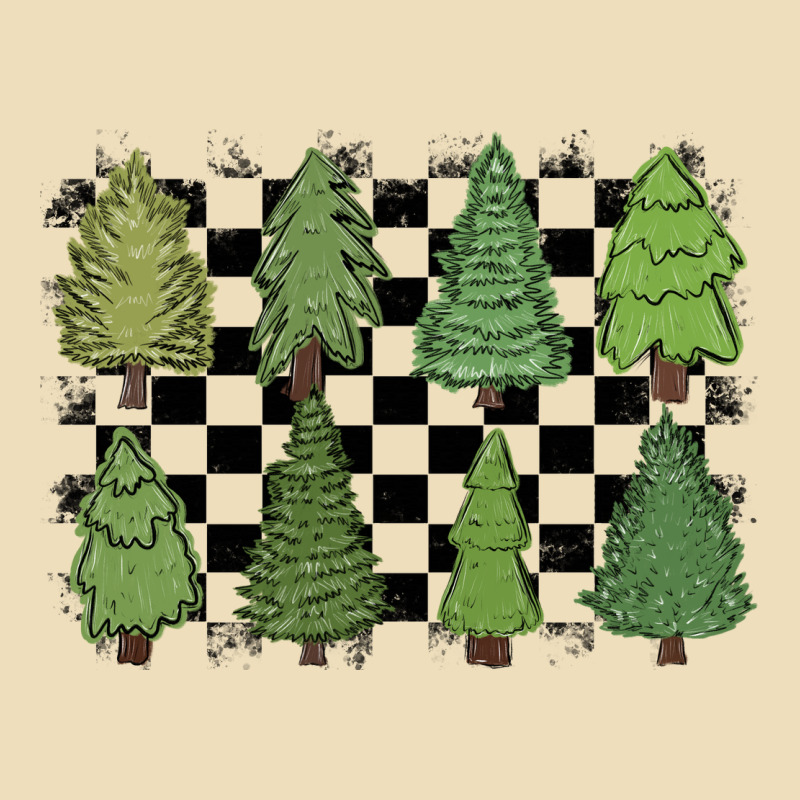 Checkered Trees Premium Hoodie by MaliasSmallBusiness | Teevron