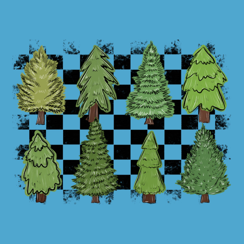 Checkered Trees Premium Hoodie by MaliasSmallBusiness | Teevron