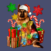Christmas German Shepherd Vintage Tee | Teevron