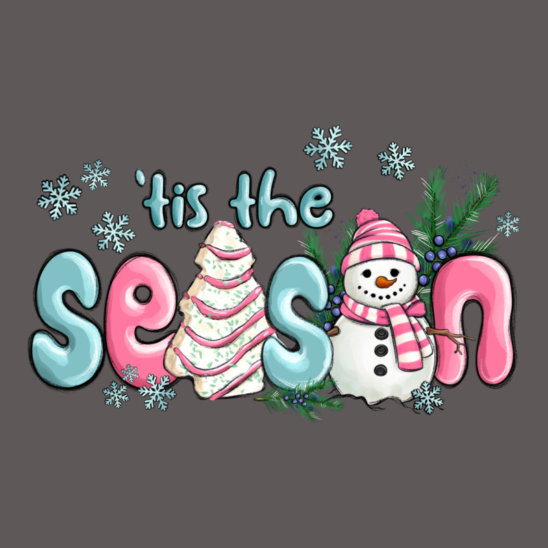 Tis The Season Snowman And Christmas Cake Premium Hoodie by MaliasSmallBusiness | Teevron