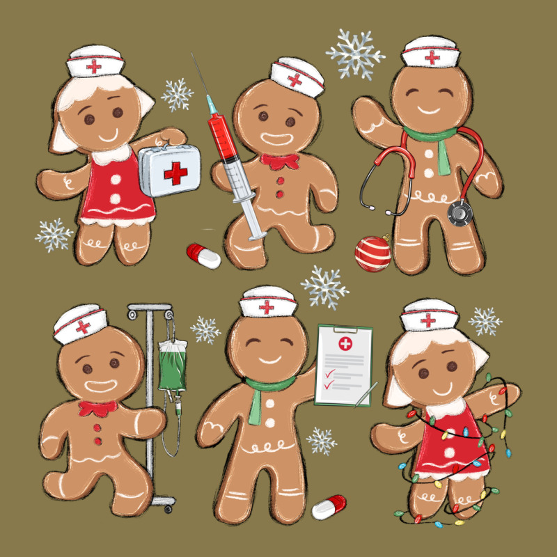Nurse Gingerbread Premium Hoodie by MaliasSmallBusiness | Teevron