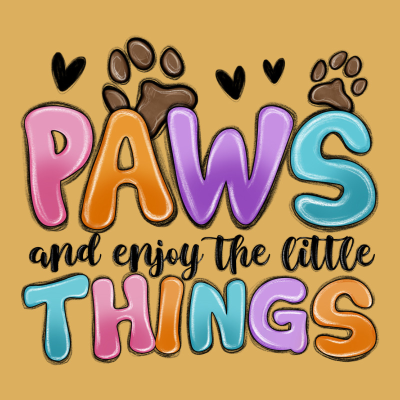 Paws And Enjoy The Little Things Premium Hoodie by MaliasSmallBusiness | Teevron