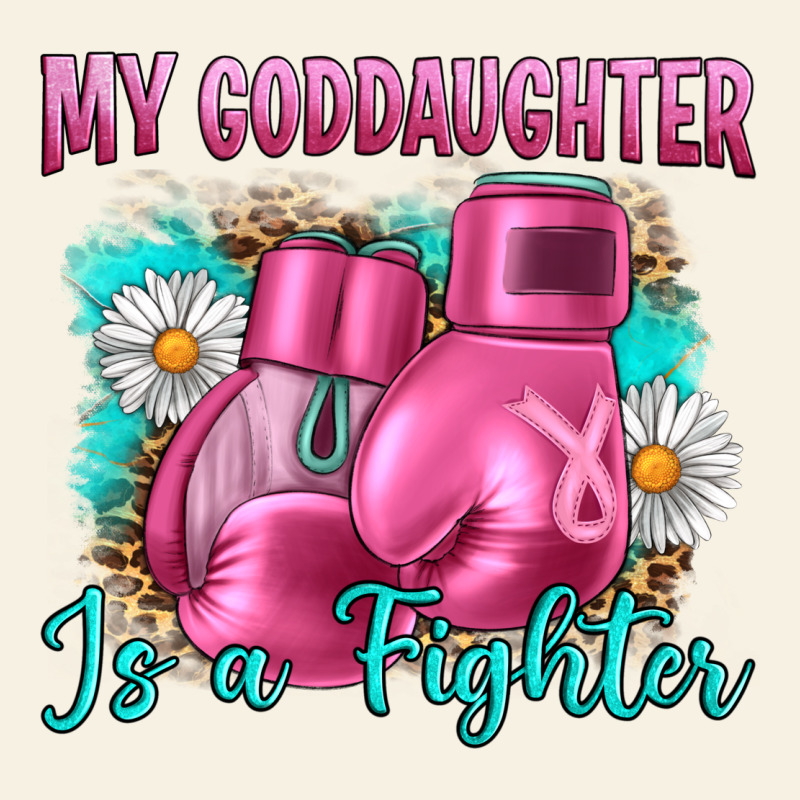 Breast Cancer My Goddaughter Is A Fighter Vintage Tee by Artiststas | Teevron