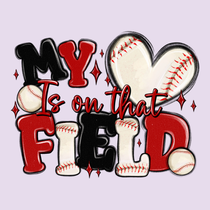 My Heart Is On That Field Baseball Premium Hoodie by MaliasSmallBusiness | Teevron