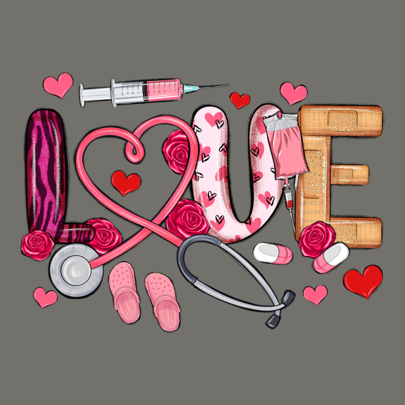 Love Nurse Valentines Day Premium Hoodie by MaliasSmallBusiness | Teevron