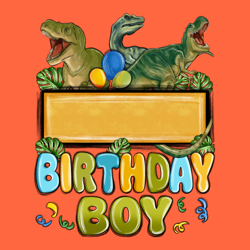 Customized Dinosaur Birthday Boy Premium Hoodie by MaliasSmallBusiness | Teevron