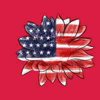 American Flag Sunflower Premium Hoodie | Teevron
