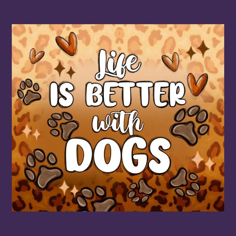 Life Is Better With Dogs Premium Hoodie by MaliasSmallBusiness | Teevron