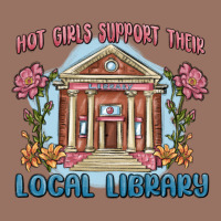 Hot Girls Support Their Local Library Premium Hoodie | Teevron
