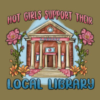 Hot Girls Support Their Local Library Premium Hoodie | Teevron