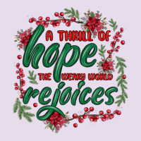 A Thrill Of Hope The Weary World Rejoices Premium Hoodie | Teevron