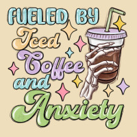 Fueled By Iced Coffee And Anxiety Premium Hoodie | Teevron