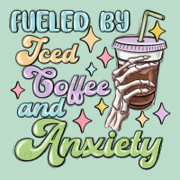 Fueled By Iced Coffee And Anxiety Premium Hoodie | Teevron