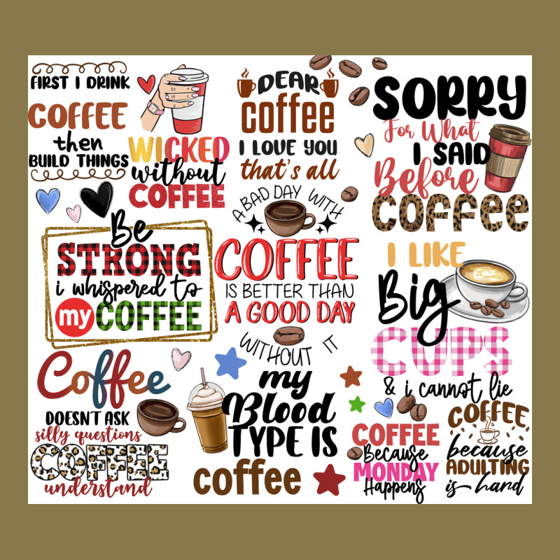 Funny Coffee Quotes Premium Hoodie by MaliasSmallBusiness | Teevron