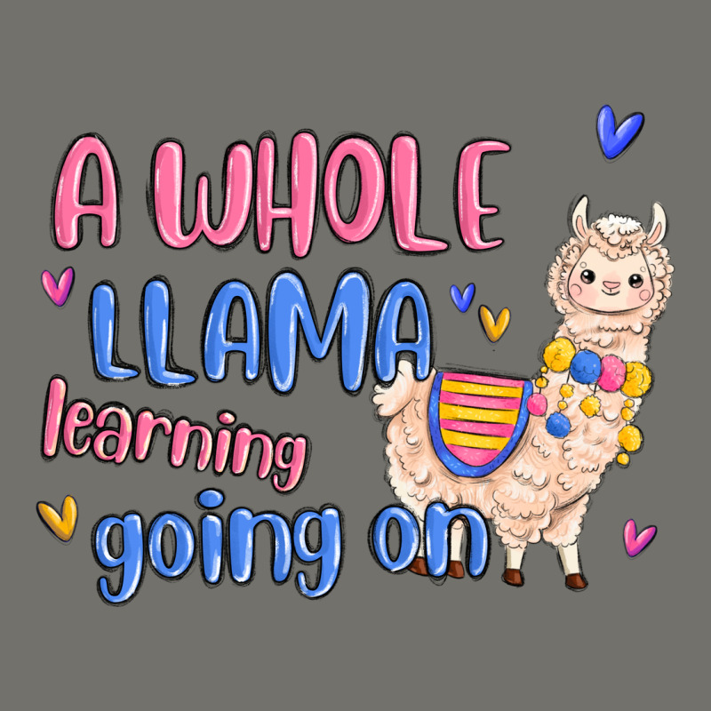 A Whole Llama Learning Going On Premium Hoodie by MaliasSmallBusiness | Teevron
