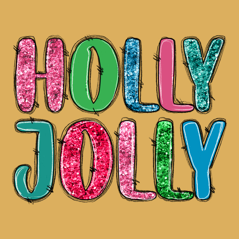 Holly Jolly Premium Hoodie by MaliasSmallBusiness | Teevron