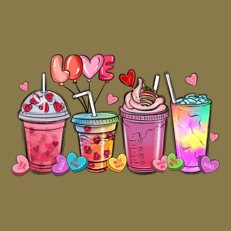 Love Coffee Cups Premium Hoodie by MaliasSmallBusiness | Teevron