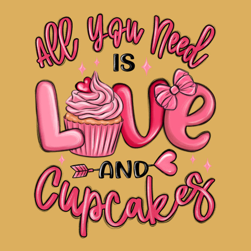 All You Need Is Love And Cupcakes Valentines Day Premium Hoodie by MaliasSmallBusiness | Teevron