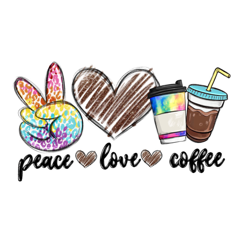 Peace Love Coffee Premium Hoodie by MaliasSmallBusiness | Teevron
