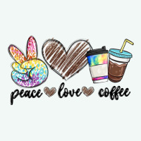 Peace Love Coffee Premium Hoodie | Teevron