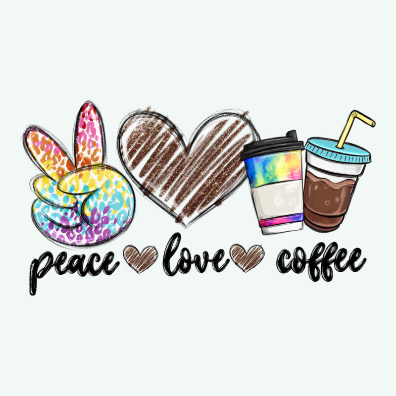 Peace Love Coffee Premium Hoodie by MaliasSmallBusiness | Teevron