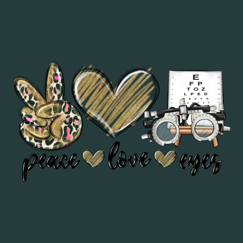 Peace Love Eyes Premium Hoodie by MaliasSmallBusiness | Teevron