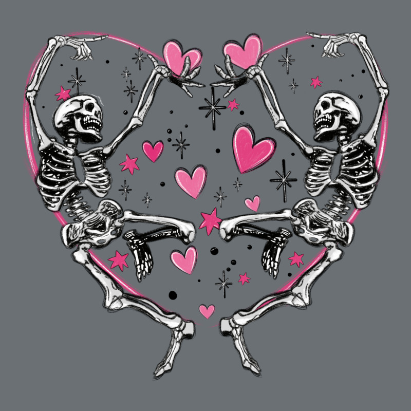 Valentines Day Skeleton Premium Hoodie by MaliasSmallBusiness | Teevron