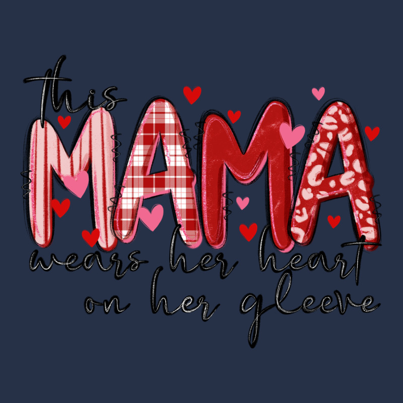 This Mama Wears Her Heart On Her Gleeve Premium Hoodie by MaliasSmallBusiness | Teevron