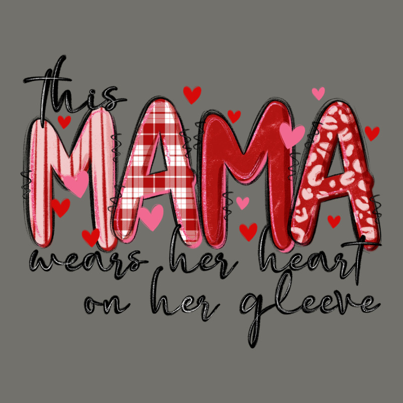 This Mama Wears Her Heart On Her Gleeve Premium Hoodie by MaliasSmallBusiness | Teevron
