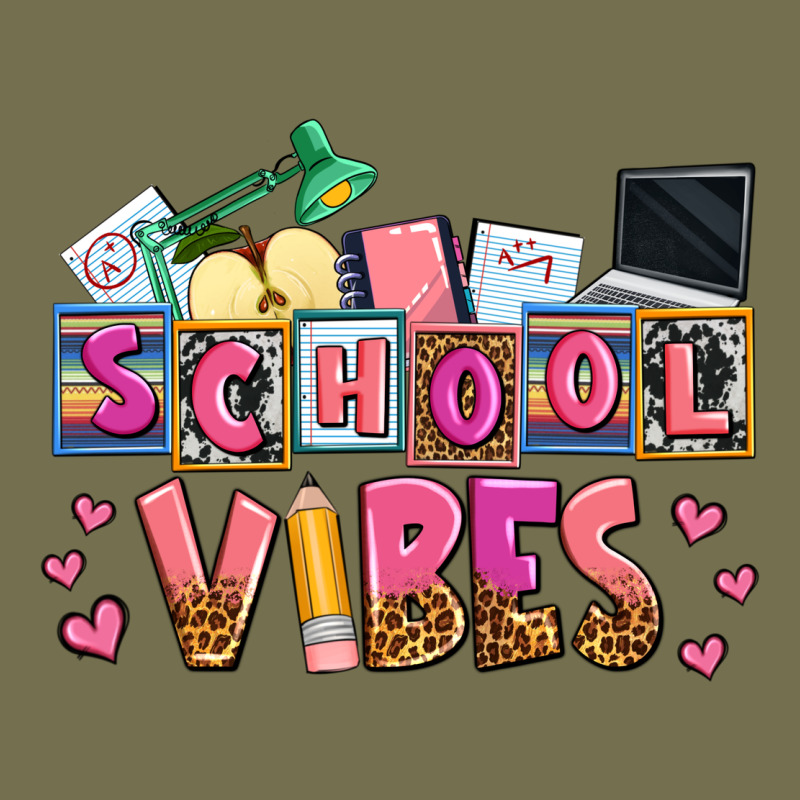 School Vibes Vintage Hoodie by AdoDesignShop | Teevron