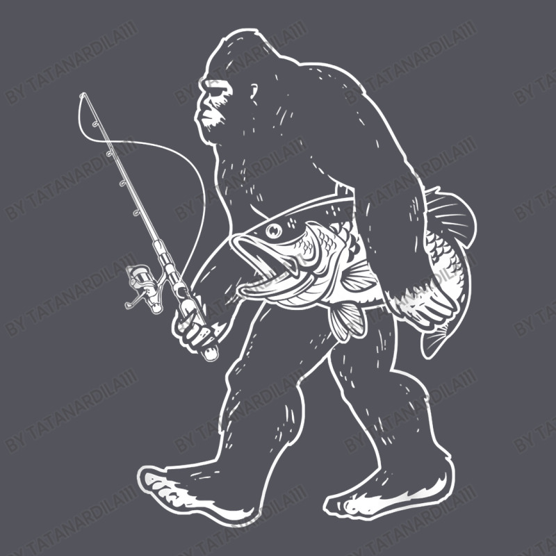 Bigfoot Fishing Adventure Vintage Hoodie by tatanardila111 | Teevron