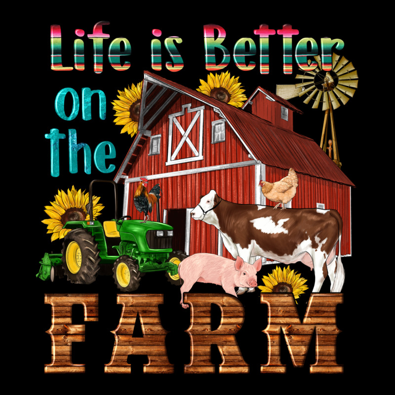 Western Life Is Better On The Farm Ladies Tee by Artiststas | Teevron