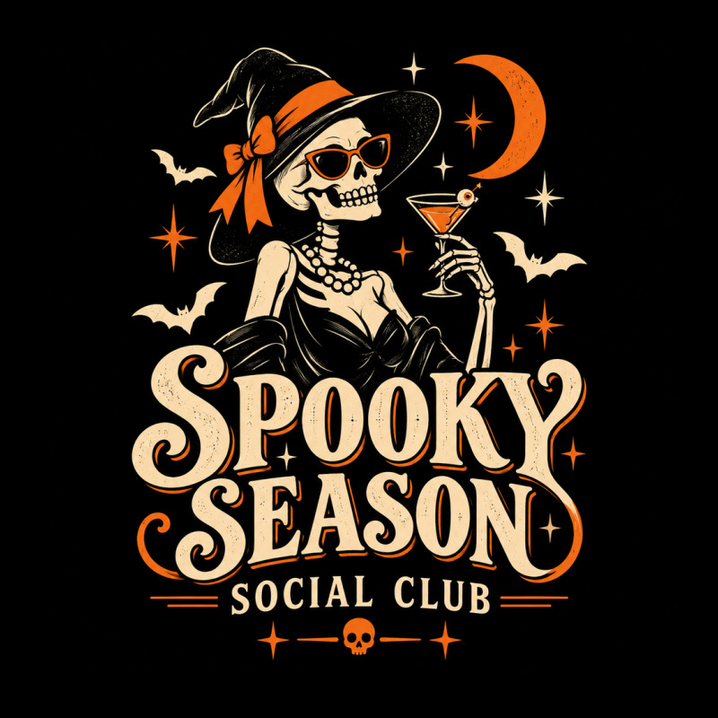 Spooky Season Social Club Heavy Core Tee by Merry & Macabre | Teevron