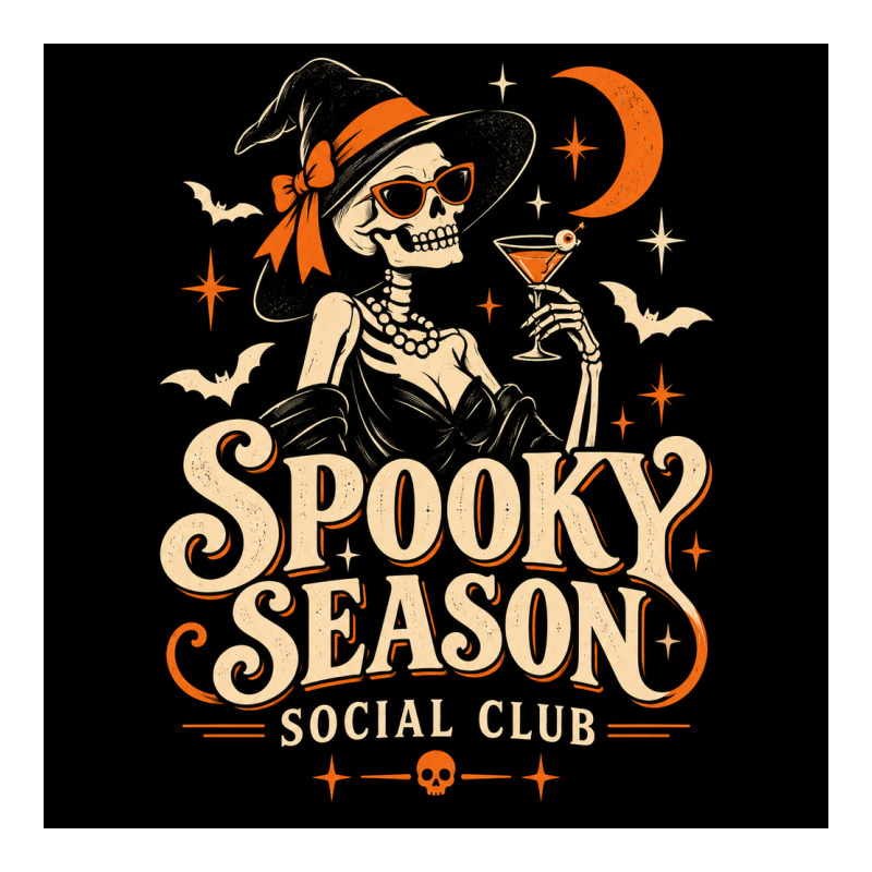Spooky Season Social Club Premium Sweatshirt by Merry & Macabre | Teevron