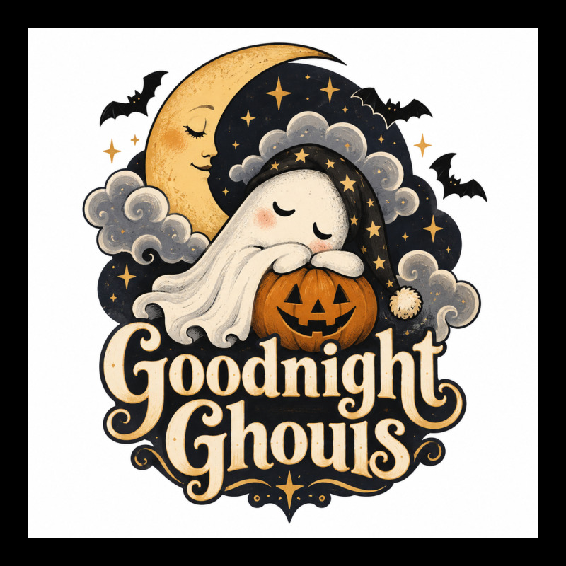Goodnight Ghouis Heavy Core Tee by Merry & Macabre | Teevron