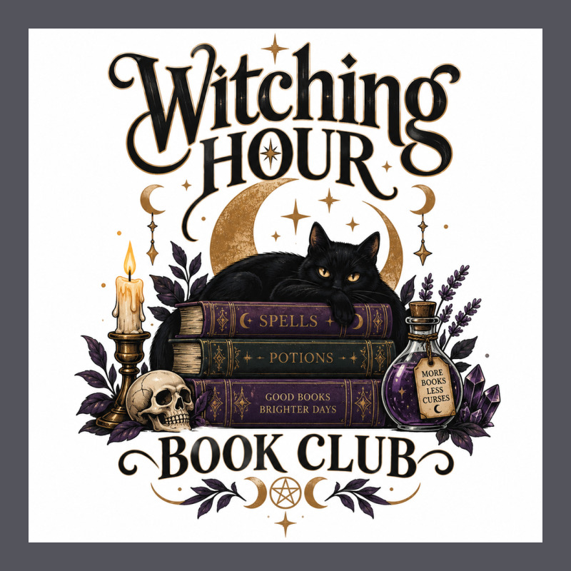 Watching Hour Book Club Vintage Hoodie by Merry & Macabre | Teevron