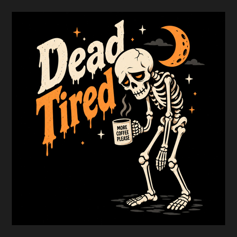 Dead Tired Heavyweight Hoodie by Merry & Macabre | Teevron