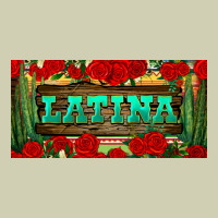 Latina License Plate Heavy Core Tee | Teevron