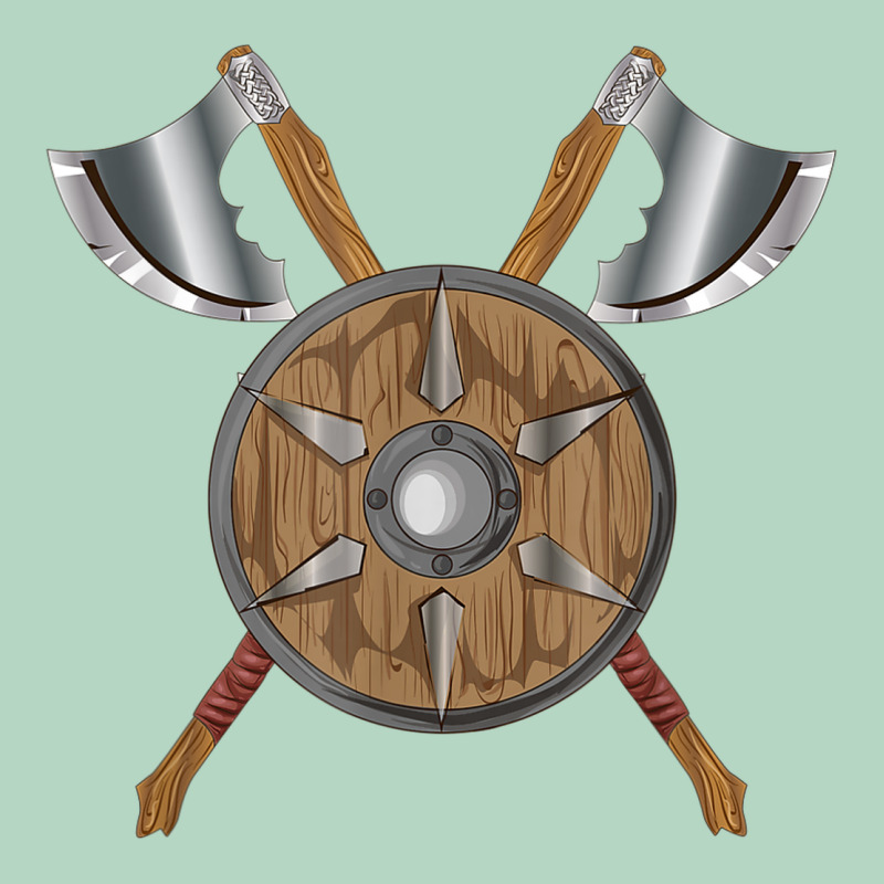 Renaissance Fair Faire Festival Medieval Theme Axe Shield Classic Tee by DesignPulse | Teevron