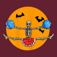Cheerleading Skeleton Halloween Cheer Skeleton Cheerleader T Shirt Classic Tee | Teevron